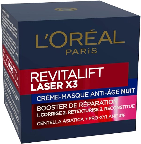 L'Oréal Skin Expert - Revitalift laser x3 creme masque nuit - 50ml