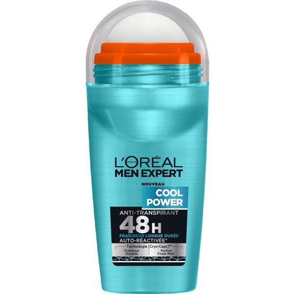 L'Oréal Men Expert - Déodorant bille pour homme - Cool power - 50 ml