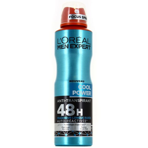 L'Oréal Men Expert - Déodorant spray pour homme - Cool Power - 200 ml
