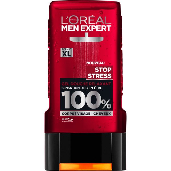 L'Oréal Men Expert - Gel douche pour homme - Stop Stress Relaxant sensation bien être - 300 ml