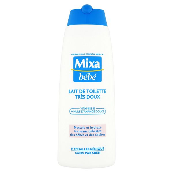MIXA - Lait de toilette bébé très doux - 250 ml