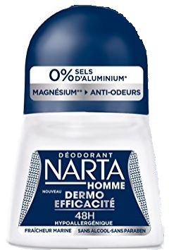 Narta - Déodorant Roll On pour Hommes Dermo Efficacité - 50 ML