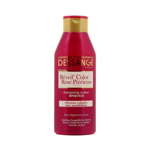 Jacques Dessange - Shampooing Réveil Color Rose Précieuse réparateur pour cheveux colorés sensibilisés - 250 ml