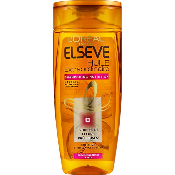 L'Oréal Elsève - Huile Extraordinaire - Shampooing nutrition cheveux normaux à secs 400ML