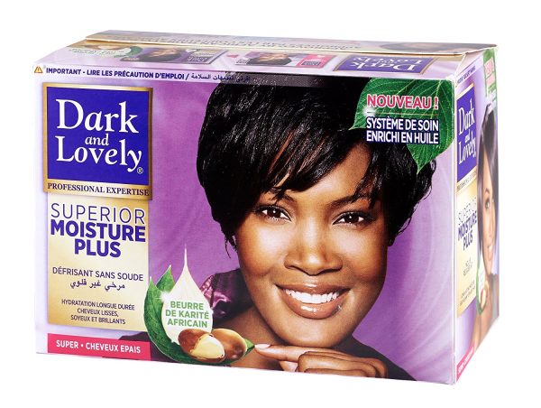 Dark & Lovely Relaxer Kit Super - Kit Défrisant Fort Kit de défrisage pour  cheveux épais