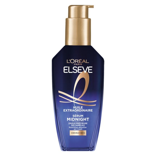 L'OREAL PARIS - Soin Cheveux Sérum Huile Extraordinaire Midnight ELSEVE 100ML